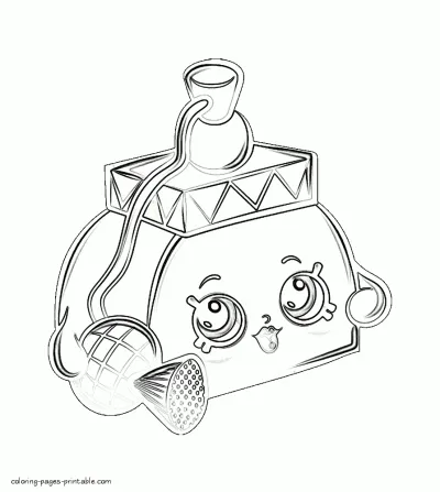 Coloring pages of Shopkins to print