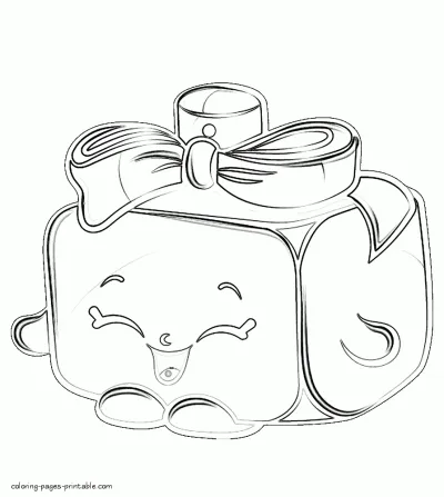 Free Shopkins coloring pages