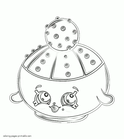 Coloring pages for kids Shopkins
