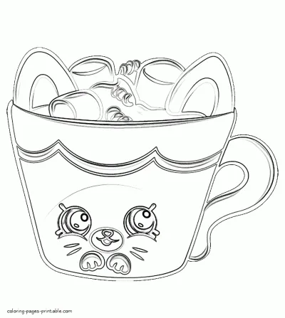 Shopkins coloring pages