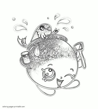 Shopkin coloring pages