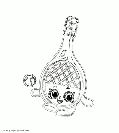 Shopkin printable coloring pages