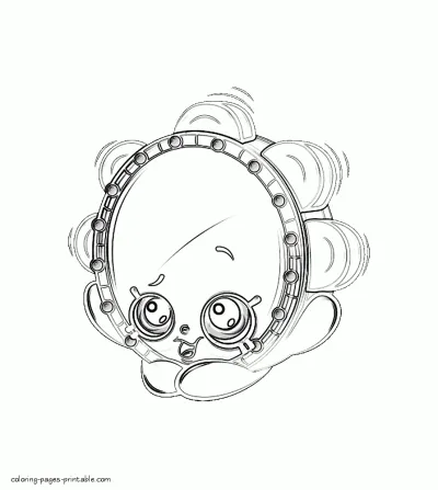 Free printable Shopkin coloring pages