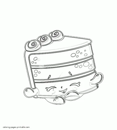 Free coloring pages Shopkins