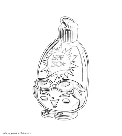 Shopkins coloring sheets