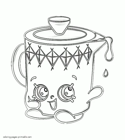Shopkins coloring book. Jen Jug