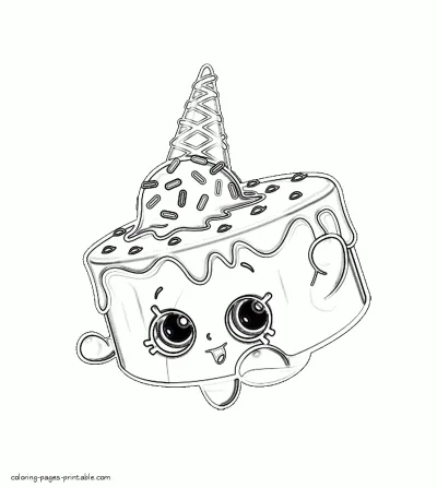 Coloring book Shopkins