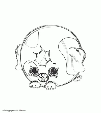 Shopkins free coloring pages