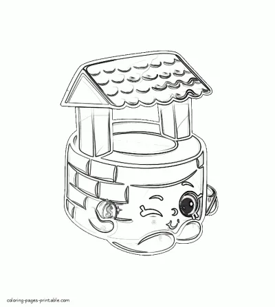 Shopkin coloring printables