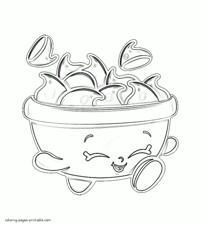 Shopkins coloring pictures to print