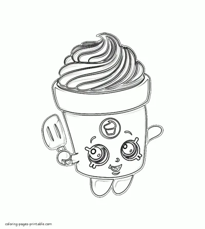 Coloring pages for girls Shopkins
