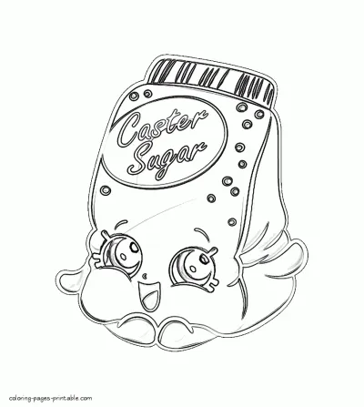 Shopkins colouring pages free printable