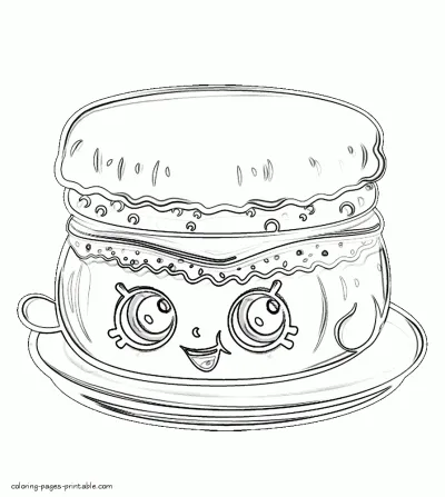 Shopkin coloring sheets