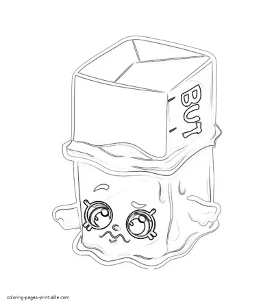 Free Shopkins coloring sheets