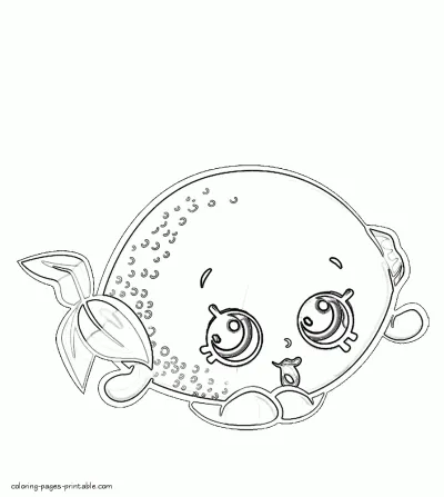 Shopkin coloring pictures