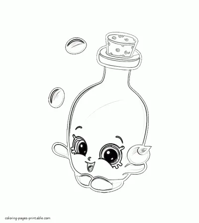 Shopkins coloring