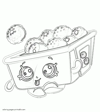 Shopkin coloring pages to print