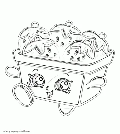 Shopkins coloring printables