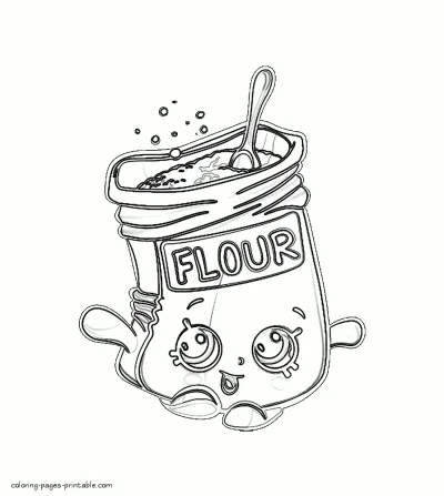 Shopkin coloring pages