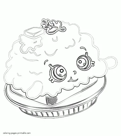 Free Shopkin coloring pages