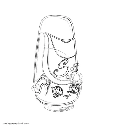 Shopkins coloring paper