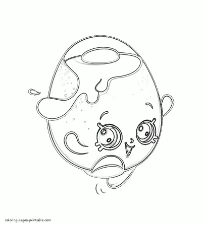 Shopkins coloring pages free