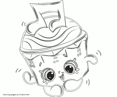 Shopkins coloring book
