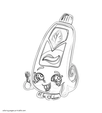 Printable Shopkins coloring pages