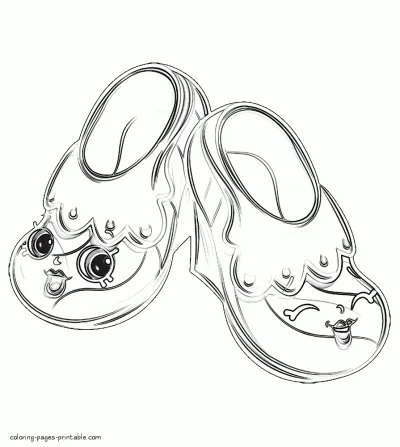 Free coloring pages Shopkins