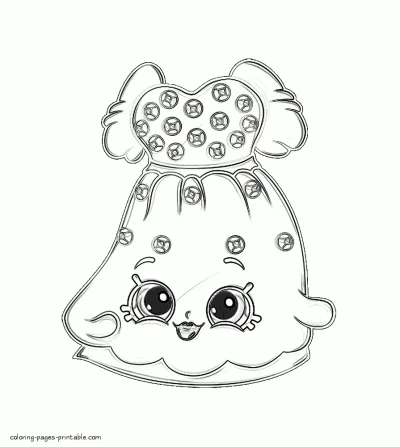 Shopkin coloring