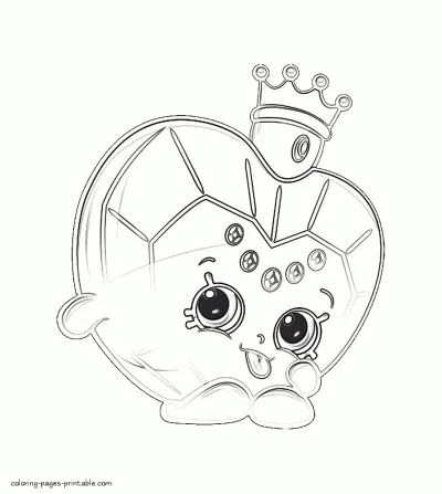 Pictures of Shopkins coloring pages