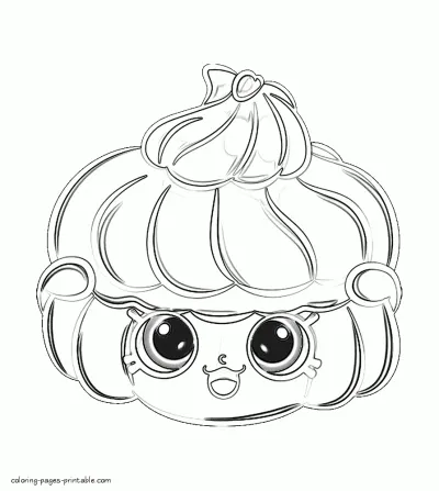 Shopkins coloring pages free