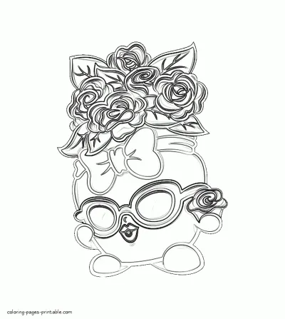 Shopkins coloring book