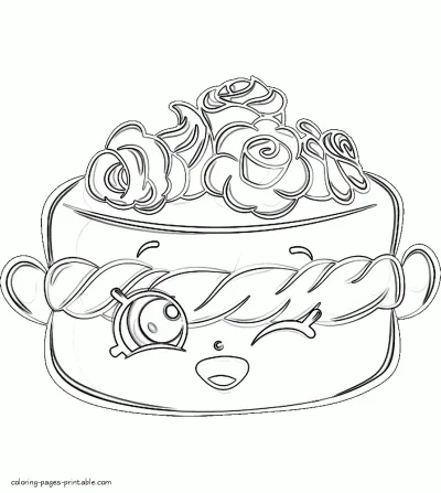 Shopkins free coloring pages
