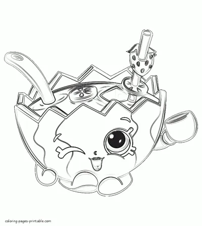 Shopkins season 4 coloring pages