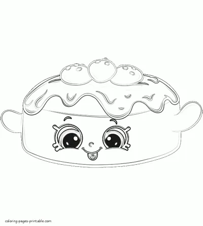 Food colouring pages