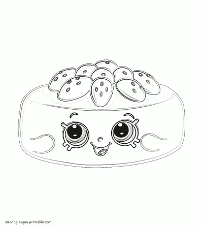 Shopkins colouring pages free printable