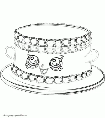 Shopkin coloring pages