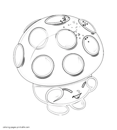 Free coloring pages Shopkins