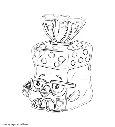 Coloring Shopkins pages
