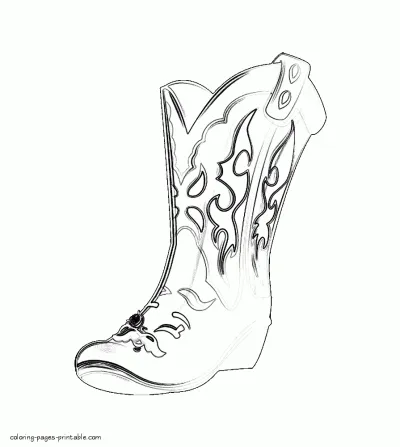 Coloring sheets of Shopkins animation series. Betty Boot