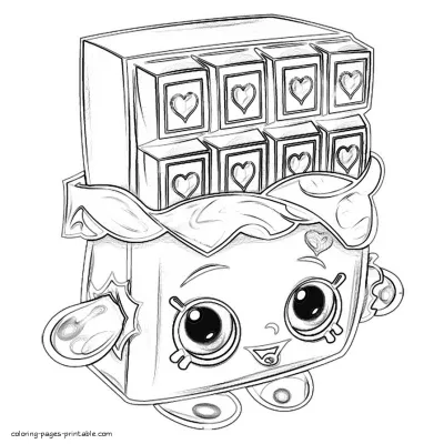 Free Shopkins coloring pages