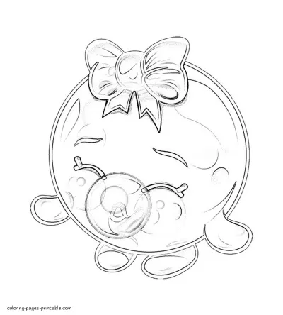 Free printable Shopkins coloring pages