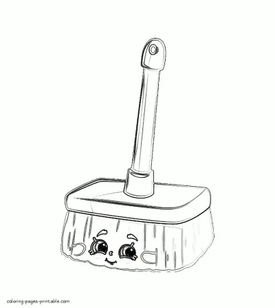 Season 2 Shopkins coloring pages to printing. Sweeps
