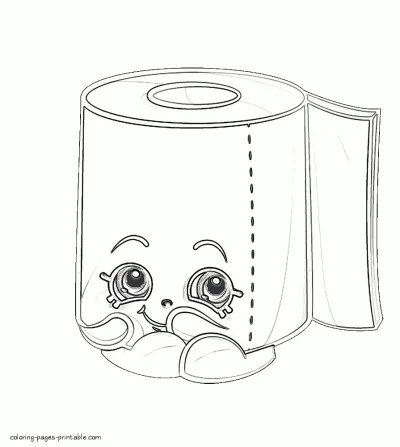 Free Shopkins printable coloring pages