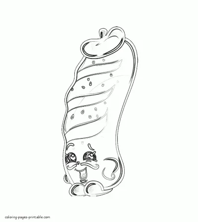 Printable coloring pages Shopkins
