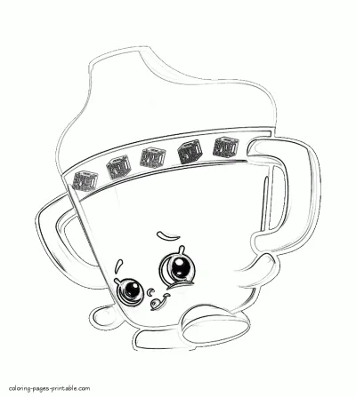 Shopkins printable coloring sheets