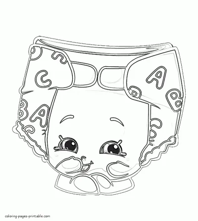 Shopkins coloring pages