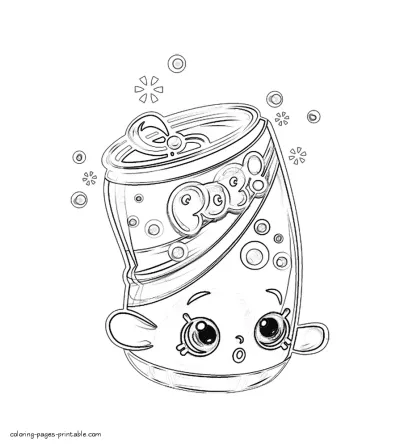 Free Shopkins printable coloring pages