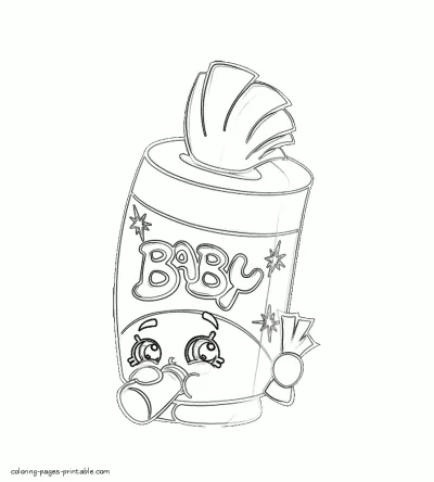 Shopkins coloring pages limited edition.